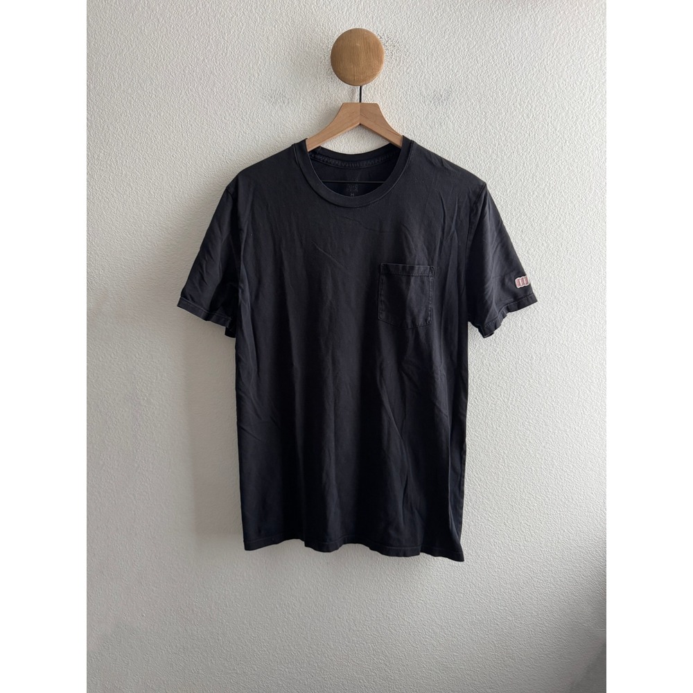 Topo Designs Black Short Sleeve Pocket Tshirt Size Medium